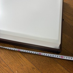 100円 角型シーリングライト (木枠風) 約40cmの画像