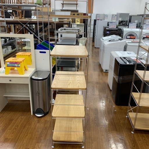 【軽トラ無料貸し出し】【無印良品】【ステンレスユニットシェルフ】【トレファク所沢店】