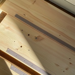 【IKEA】すのこベッド LYNGOR　別売りの足も付いてます！の画像