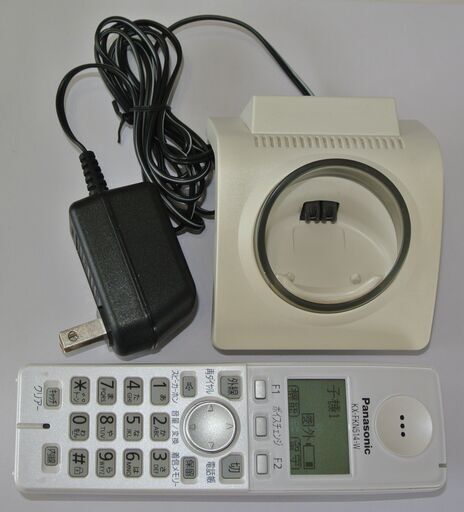 美品★Panasonic純正★子機/増設子機★KX-FKN514-W★充電池★充電台★電源アダプター★動作確認済