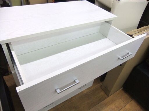 4段 チェスト 幅79.5×奥40×高90 ホワイト タンス衣類収納 箪笥 収納家具 白 札幌市厚別区 厚別店
