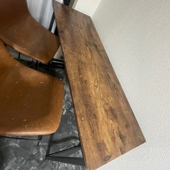 バーカウンター 、チェア2脚、カバー2点 セット売りの画像