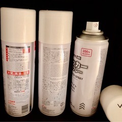 ラッカースプレー　ホワイト　油性　ツヤあり　補修用　2本新品3本セットの画像