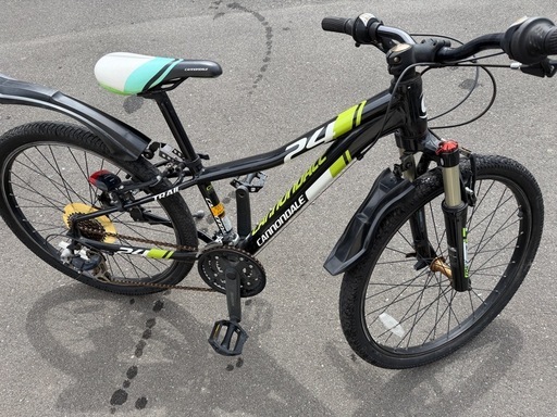 【取引終了】キャノンデール 自転車 24インチ 子供用 MTB 引き取り限定