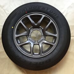 【2025年製　新車外し】ジムニー　純正ホイール＆タイヤ《室内保管》の画像