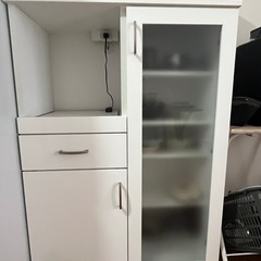 【ニトリ】食器棚 ※川越市まで引取りに来ていただける方限定の画像