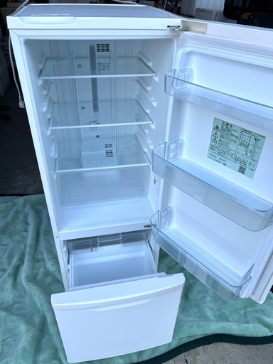 パナソニック ノンフロン冷凍冷蔵庫 NR-B17CW-W 2020年製