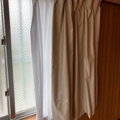 遮光カーテン（レース付き）の画像