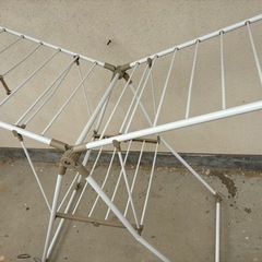 室内洗濯干しの画像