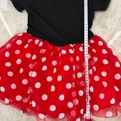 ミニーちゃん風ワンピースの画像