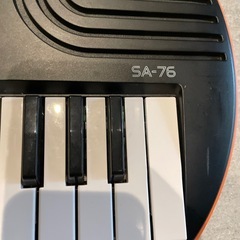 CASIO キーボード　SA-76の画像