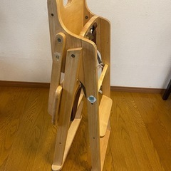 木製　ベビーチェアの画像