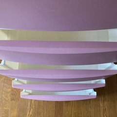 ピンク5段チェスト タンス 衣類収納 美品の画像