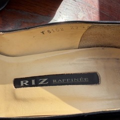 【レディースパンプス】23cm EE ブラック 日本製の画像