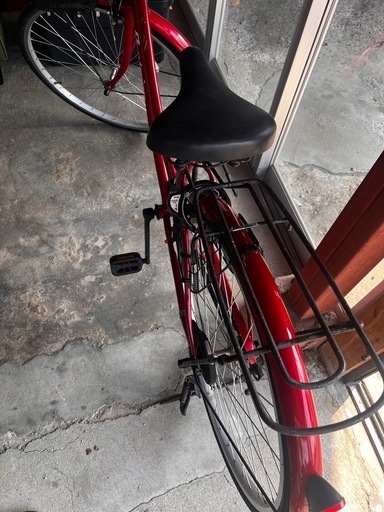 ※決まりました　ママチャリ　自転車　26インチ　レッド