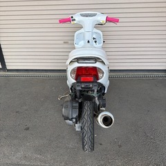 HONDA DIO AF34 AF35ライブディオ ZX カスタムホワイト ロンホイの画像