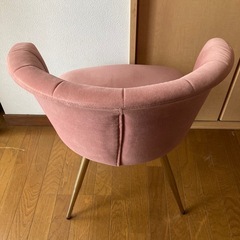 お洒落 北欧 チェア 可愛いチェア ピンクの画像