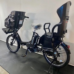 1年保証　送料無料　ヤマハ　パスキッス　20インチ　子供乗せ　黒色　電動アシスト自転車 g320の画像