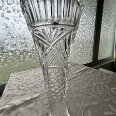 値下　花瓶　ガラス細工の画像