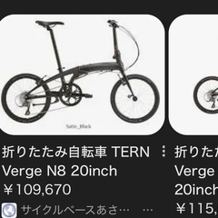 「Tern」折りたたみ自転車　20インチの画像
