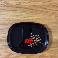 銘々皿　漆器の画像