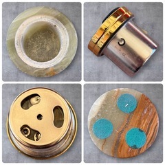 Windmill ONYX オニキス 卓上喫煙セット 灰皿 ライター 大理石の画像