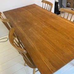 【取りに来て頂ける方限定】NOCE  ダイニングテーブルチェアセットの画像