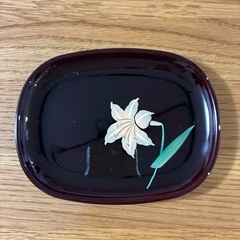 銘々皿　漆器の画像
