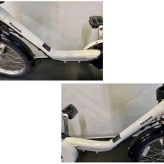 1年保証　送料無料　新型　パナソニック　ギュットミニ　20インチ　白色　電動アシスト自転車 g320の画像