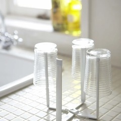 【山崎実業】 ポリ袋エコホルダー ホワイトの画像