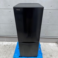 266⭐️2024年製美品★東芝　冷蔵庫　ブラック　黒　自動霜取り　一人暮らしの画像