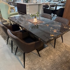 ダイニングテーブルセット　テーブル:天然大理石　東京インテリアの画像