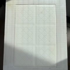 【無料】天板タイル付・木製4段チェスト（キャスター付きキッチンワゴン）の画像