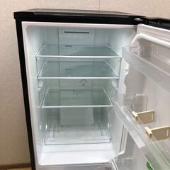 高年式 2024年製 YRZ-F15LK 156L 冷蔵庫 ブラック ヤマダ電機 2ドア 冷凍冷蔵庫 一人暮らし 単身用 【糸島市内 送料無料】 112993-2-005の画像