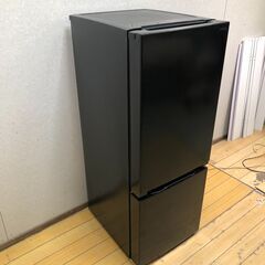 高年式 2024年製 YRZ-F15LK 156L 冷蔵庫 ブラック ヤマダ電機 2ドア 冷凍冷蔵庫 一人暮らし 単身用 【糸島市内 送料無料】 112993-2-005の画像