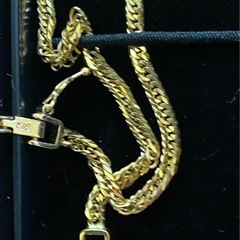 k18 喜平 中折れ ネックレス ブレスレットの画像