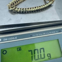 k18 喜平 中折れ ネックレス ブレスレットの画像