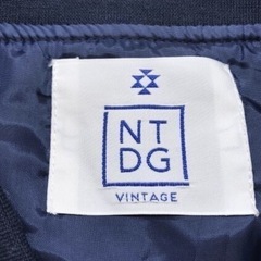 NTDG VINTAGE ライトオン Right-on メンズ アメカジ フェイクスエード ジップアップ ジャケット ブルゾン L 紺 の画像