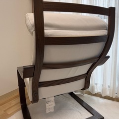 【無料】IKEA POANG イケア ポエング パーソナルチェア オットマンセットの画像
