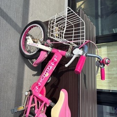 自転車　子ども　女の子　14いんちインチの画像
