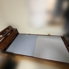 【3/23まで】シングルベッドフレーム＋マットレス セット(単品もできます)の画像