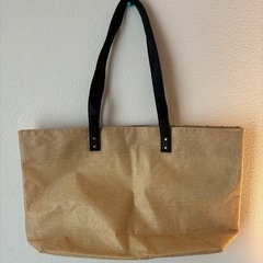 ミニーマウス トートバッグ大容量 45cmディズニー 肩掛けリボン付きエコバッグの画像