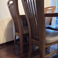 カリモク　ダイニングテーブルセットの画像