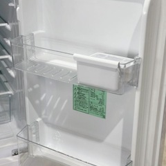(送料無料) 2022年 極美品 154L 冷蔵庫 ガラス棚 フルオープン扉の画像