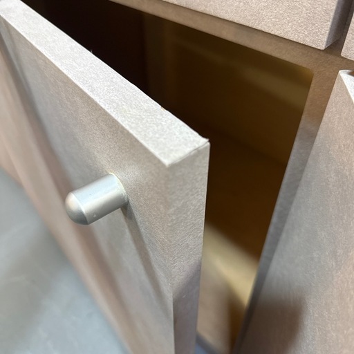 キャビネット　キッチンカウンター　手作り