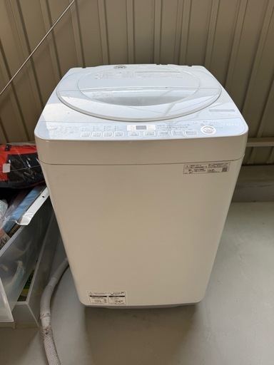 シャープ製　全自動電気洗濯機　7キロ　２０２１年製