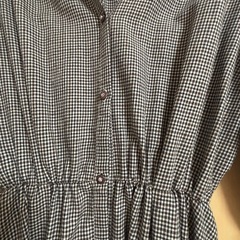 🌟細かめチェック柄 春秋冬🌸🍂☃️ワンピース Lサイズ🌟の画像