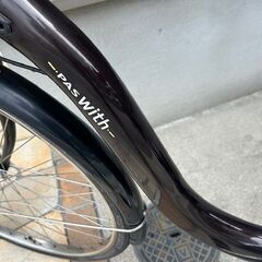 🌈超容量12.3Ah 🌈pas with パスウィズ　電動自転車　電動アシスト自転車　26インチ 3206の画像