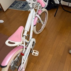 女の子　自転車　18インチの画像