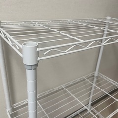 ニトリ　スチールラック　幅65   2段の画像